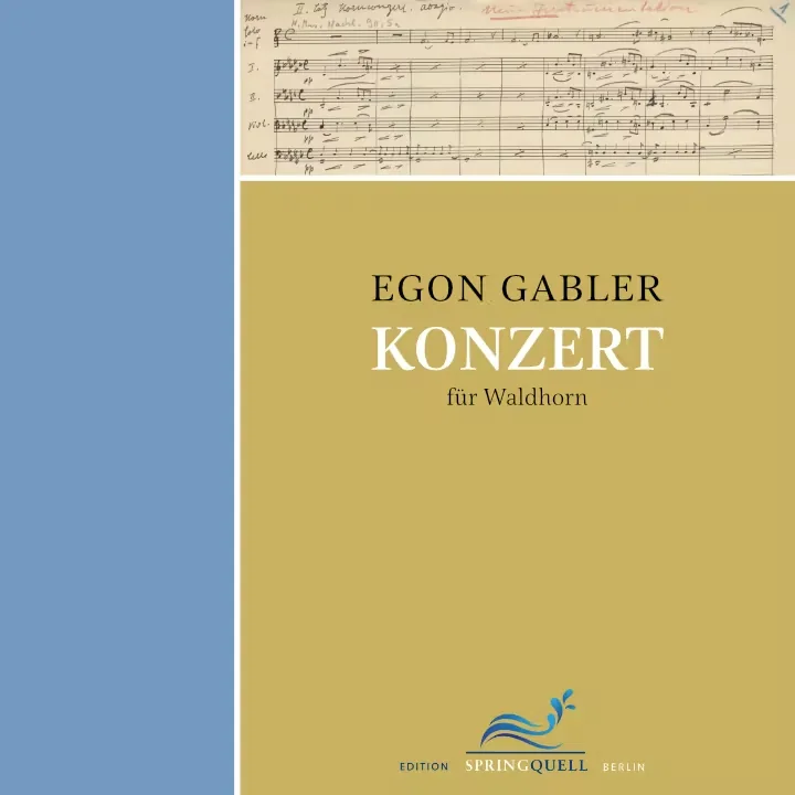 Egon Gabler – Hornkonzert B-Dur (Notenausgabe)