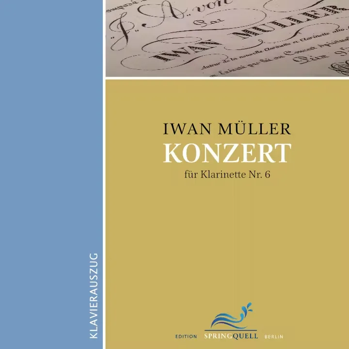 Iwan Müller – Klarinettenkonzert Nr. 6 – Klavierauszug (Notenausgabe)